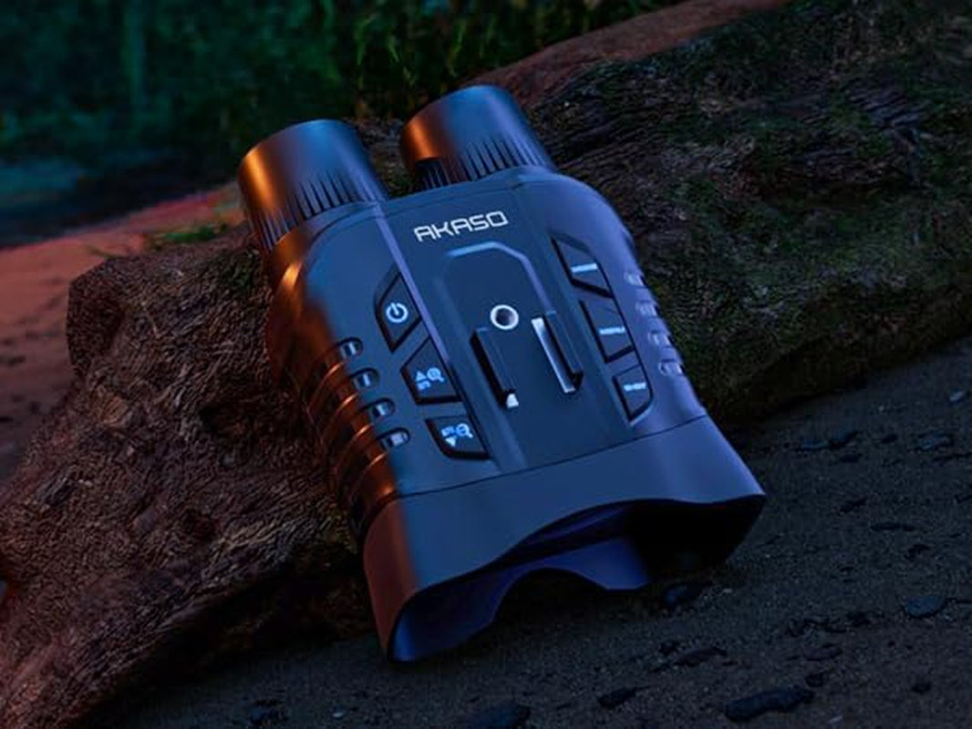 Seemor-200 4K Full Color Night Vision Goggles - App-Enabled Binoculars with 3280FT Range & 16X Zoom for Camping, Hiking & Security