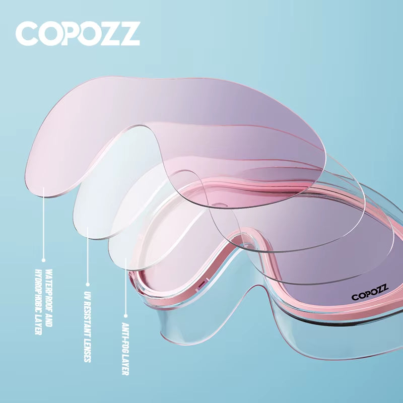 Professional Anti-Fog Men Women Swimming Goggles UV Protection Adjustable Swimming Glasses Large Frame Silicone Pool Eyewear