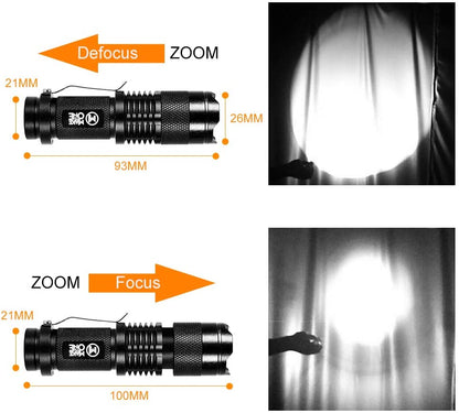 IR Torch 3 Watt 850NM Infrared Light Night Vision Flashlight Torch - Infrared Light Is Invisible to Human Eyes - to Be Used with Night Vision Device (NOT Include Battery)