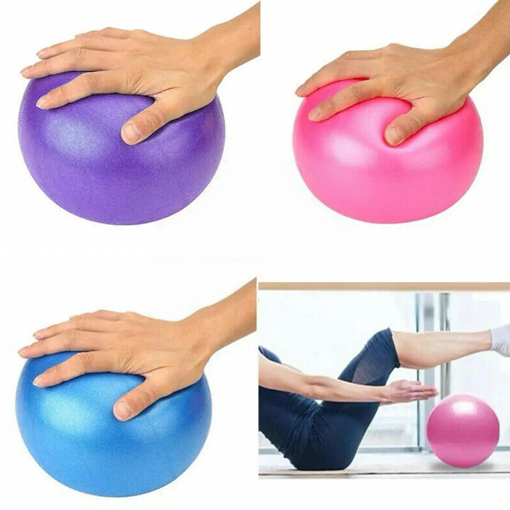 25cm Anti-Burst Mini Pilates Ball | Premium Frosted Yoga Ball for Core Training, Barre, Pilates & Physical Therapy - Sport Slam