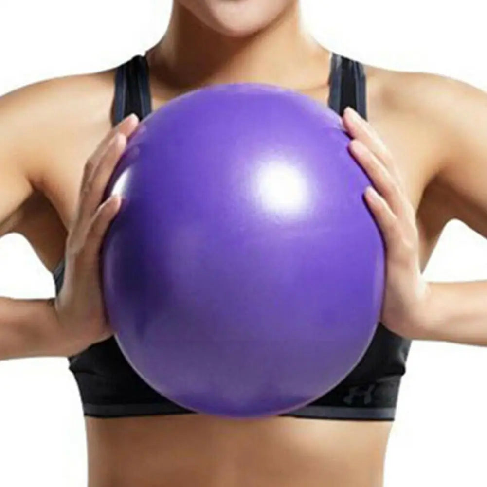25cm Anti-Burst Mini Pilates Ball | Premium Frosted Yoga Ball for Core Training, Barre, Pilates & Physical Therapy - Sport Slam