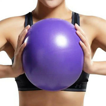 25cm Anti-Burst Mini Pilates Ball | Premium Frosted Yoga Ball for Core Training, Barre, Pilates & Physical Therapy - Sport Slam