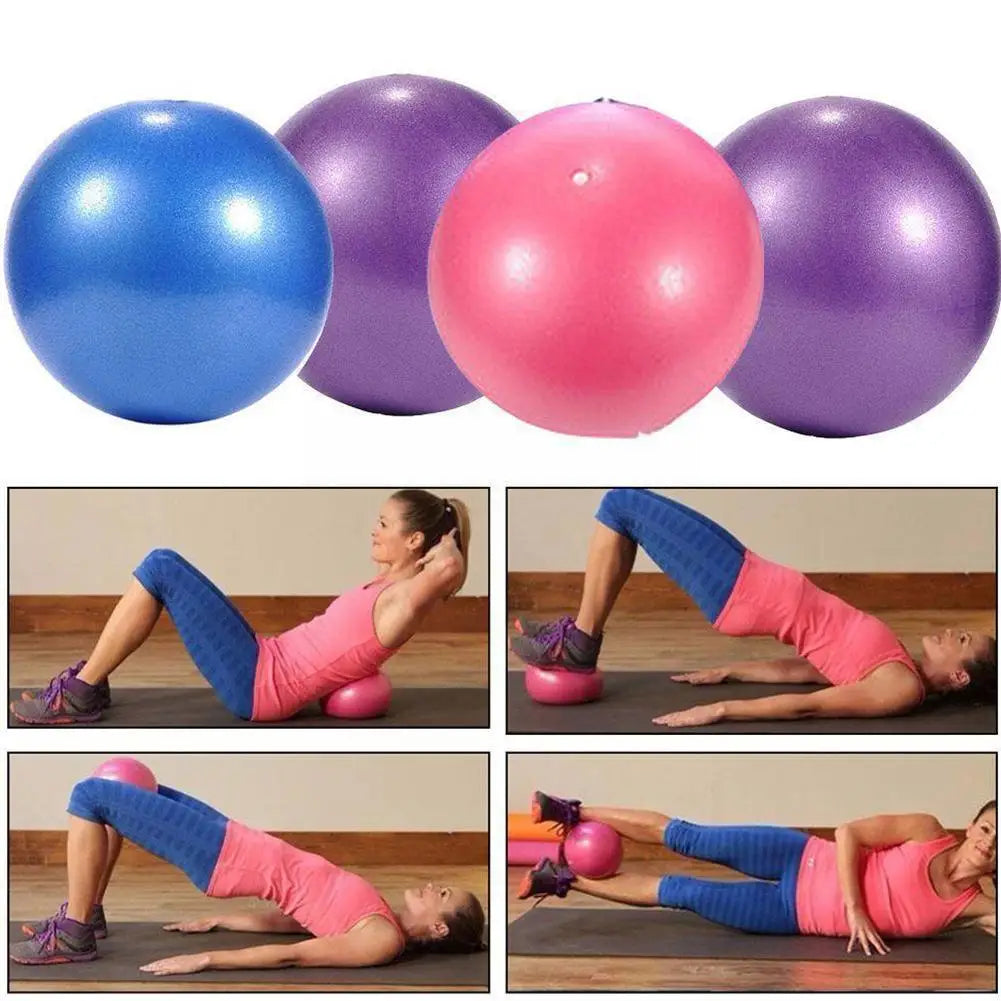25cm Anti-Burst Mini Pilates Ball | Premium Frosted Yoga Ball for Core Training, Barre, Pilates & Physical Therapy - Sport Slam