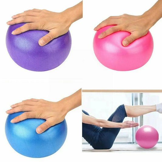 25cm Anti-Burst Mini Pilates Ball | Premium Frosted Yoga Ball for Core Training, Barre, Pilates & Physical Therapy - Sport Slam