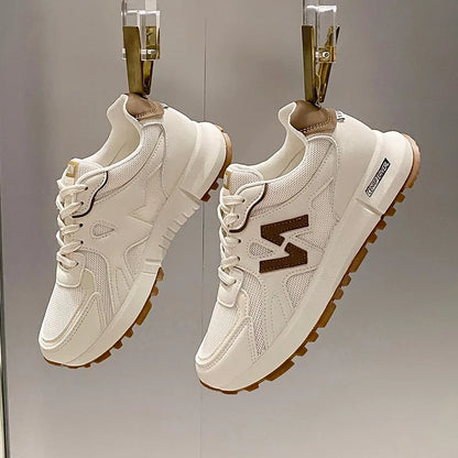 Sports Shoes for Women 2024 Spring New Super Hot Versatile Anti slip Casual Women's Shoes Soft Sole Running Little White Shoes - Sport Slam