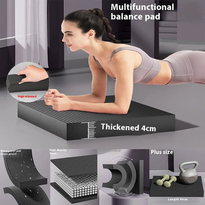 Premium Non-Slip Yoga Balance Mat - Extra Thick for Pilates, Core Training & Stability - Sport Slam