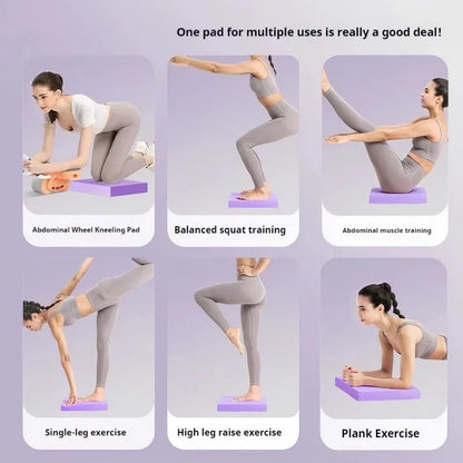 Premium Non-Slip Yoga Balance Mat - Extra Thick for Pilates, Core Training & Stability - Sport Slam