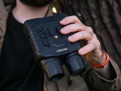 Seemor-200 4K Full Color Night Vision Goggles - App-Enabled Binoculars with 3280FT Range & 16X Zoom for Camping, Hiking & Security